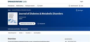 Journal of Diabetes & Metabolic Disorders